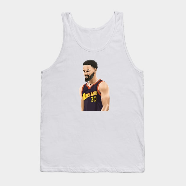 Stephen Curry Tank Top by knnthmrctn